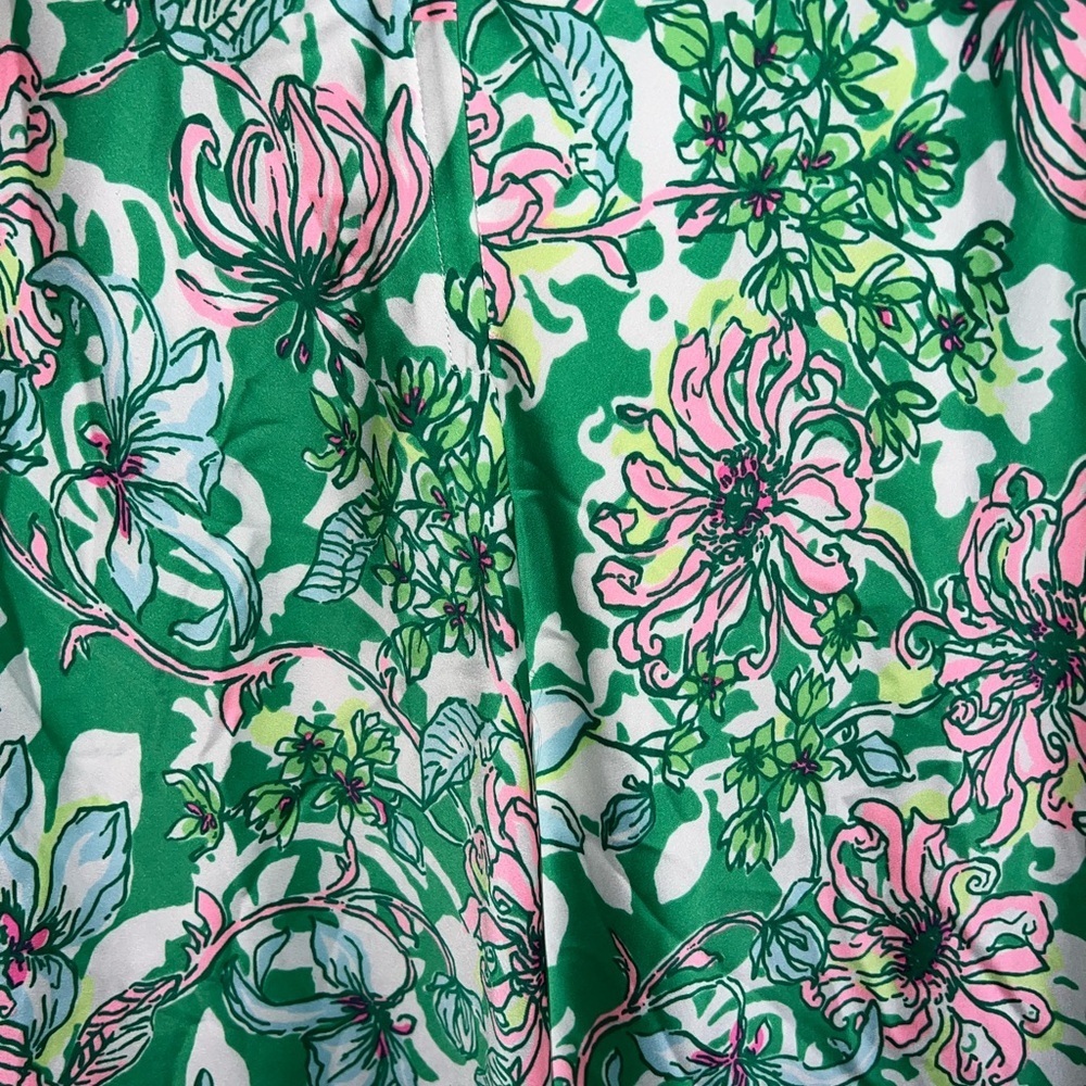 Lilly Pulitzer Rennox Midi Skirt Spearmint Blossom Views size 6 - Picture 11 of 16